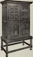 An illustration from French furniture in the middle ages and under Louis XIII (1900)