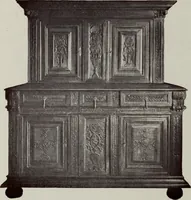 An illustration from French furniture in the middle ages and under Louis XIII (1900)