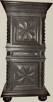 An illustration from French furniture in the middle ages and under Louis XIII (1900)