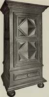 An illustration from French furniture in the middle ages and under Louis XIII (1900)