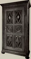 An illustration from French furniture in the middle ages and under Louis XIII (1900)