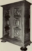 An illustration from French furniture in the middle ages and under Louis XIII (1900)