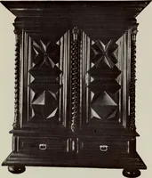 An illustration from French furniture in the middle ages and under Louis XIII (1900)