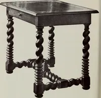 An illustration from French furniture in the middle ages and under Louis XIII (1900)