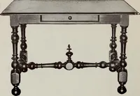 An illustration from French furniture in the middle ages and under Louis XIII (1900)