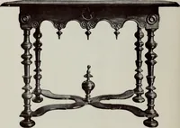 An illustration from French furniture in the middle ages and under Louis XIII (1900)
