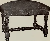 An illustration from French furniture in the middle ages and under Louis XIII (1900)
