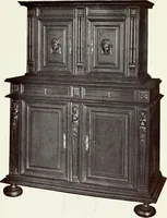 An illustration from French furniture in the middle ages and under Louis XIII (1900)