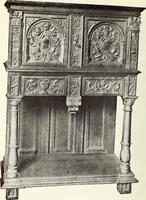 An illustration from French furniture in the middle ages and under Louis XIII (1900)