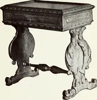 An illustration from French furniture in the middle ages and under Louis XIII (1900)
