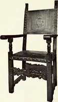 An illustration from French furniture in the middle ages and under Louis XIII (1900)