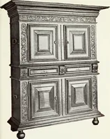 An illustration from French furniture in the middle ages and under Louis XIII (1900)