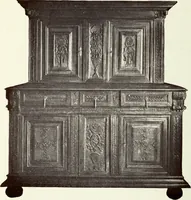 An illustration from French furniture in the middle ages and under Louis XIII (1900)