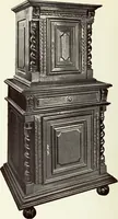 An illustration from French furniture in the middle ages and under Louis XIII (1900)