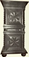 An illustration from French furniture in the middle ages and under Louis XIII (1900)