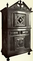 An illustration from French furniture in the middle ages and under Louis XIII (1900)