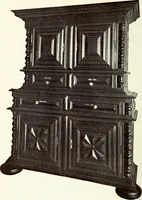 An illustration from French furniture in the middle ages and under Louis XIII (1900)