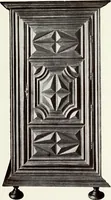 An illustration from French furniture in the middle ages and under Louis XIII (1900)