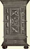 An illustration from French furniture in the middle ages and under Louis XIII (1900)