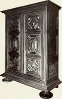 An illustration from French furniture in the middle ages and under Louis XIII (1900)