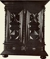 An illustration from French furniture in the middle ages and under Louis XIII (1900)