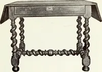 An illustration from French furniture in the middle ages and under Louis XIII (1900)