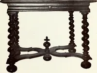 An illustration from French furniture in the middle ages and under Louis XIII (1900)