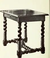 An illustration from French furniture in the middle ages and under Louis XIII (1900)
