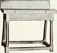 An illustration from French furniture in the middle ages and under Louis XIII (1900)