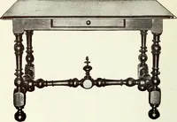 An illustration from French furniture in the middle ages and under Louis XIII (1900)