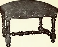 An illustration from French furniture in the middle ages and under Louis XIII (1900)