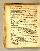 An illustration from [French-Huron dictionary and vocabulary] (1640)