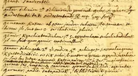 An illustration from [French-Huron dictionary and vocabulary] (1640)