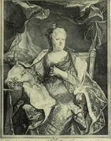 An illustration from French portrait engraving of the XVIIth and XVIIIth centuries (1910)