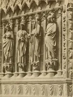 Picture 48 of 71 from French sculpture of the thirteenth century: seventy-eight examples of masterpieces of medieval art illustrating the works at Reims and showing their place in the history of sculpture (1915), leaf 100