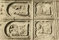 An illustration from French sculpture of the thirteenth century: seventy-eight examples of masterpieces of medieval art illustrating the works at Reims and showing their place in the history of sculpture (1915)