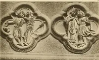 An illustration from French sculpture of the thirteenth century: seventy-eight examples of masterpieces of medieval art illustrating the works at Reims and showing their place in the history of sculpture (1915)