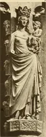 An illustration from French sculpture of the thirteenth century: seventy-eight examples of masterpieces of medieval art illustrating the works at Reims and showing their place in the history of sculpture (1915)