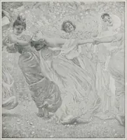 An illustration from Catalogue of works by members, students and instructors... in the retrospective exhibition 1875-1900 [electronic resource] : Held...May 10-19, 1900 (1900)