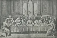 An illustration from Catalogue of an exhibition of engravings by Marc-Antonio Raimondi, his pupils & followers [electronic resource] : to be opened on Saturday the eighteenth of September, and to last until the end of October, 1909 (1909)