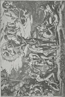 An illustration from Catalogue of an exhibition of engravings by Marc-Antonio Raimondi, his pupils & followers [electronic resource] : to be opened on Saturday the eighteenth of September, and to last until the end of October, 1909 (1909)