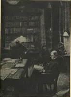An illustration from The Salmagundi Club, being a history of its beginning as a sketch class, its public service as the Black and White Society, and its career as a club from 1871-1918, with illustrations [electronic resource] (1918)