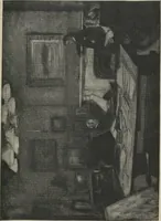 An illustration from The Salmagundi Club, being a history of its beginning as a sketch class, its public service as the Black and White Society, and its career as a club from 1871-1918, with illustrations [electronic resource] (1918)