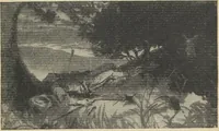 An illustration from The Salmagundi Club, being a history of its beginning as a sketch class, its public service as the Black and White Society, and its career as a club from 1871-1918, with illustrations [electronic resource] (1918)