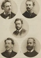 An illustration from The Salmagundi Club, being a history of its beginning as a sketch class, its public service as the Black and White Society, and its career as a club from 1871-1918, with illustrations [electronic resource] (1918)
