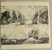 An illustration from Friderich Martens vom Hamburg Spitzbergische oder groenlandische Reise Beschreibung gethan im Jahr 1671. : Aus eigner Erfahrunge beschrieben, die dazu erforderte Figuren nach dem Leben selbst abgerissen, (so hierbey in Kupfferzusehen) und jetzo durch den Druck mitgetheilet (1675)