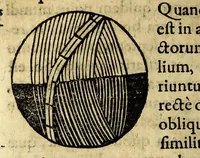 An illustration from Fr. Iunctini Florentini, sacrae theologiae doctoris, commentaria in tertium & quartum capitulum Sphaerae Io. de Sacro Bosco (1577)