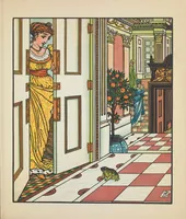 An illustration from The frog prince (1874)