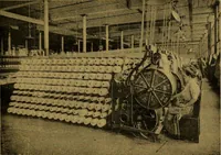 An illustration from From wool to cloth (1911)