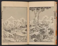 An illustration from Fugaku hyakkei (1834)